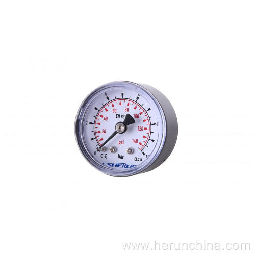 Air Pressure Gauge with lead free brass connection